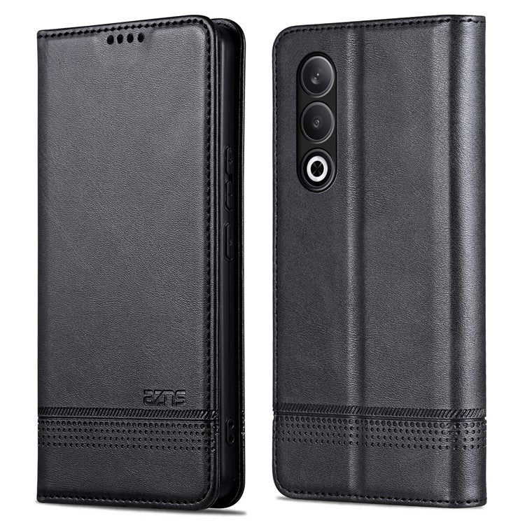 AZNS For OnePlus Nord CE4 5G / Oppo K12 Case Wallet Leather Phone Cover Mobile Accessories Wholesale - Black