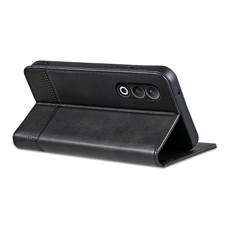 AZNS For OnePlus Nord CE4 5G / Oppo K12 Case Wallet Leather Phone Cover Mobile Accessories Wholesale - Black