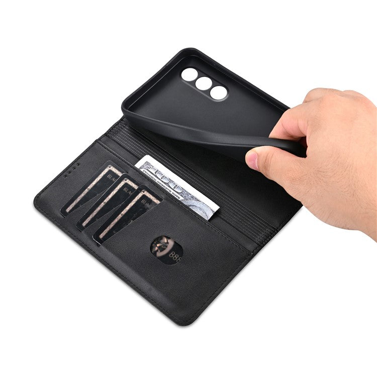 AZNS For OnePlus Nord CE4 5G / Oppo K12 Case Wallet Leather Phone Cover Mobile Accessories Wholesale - Black