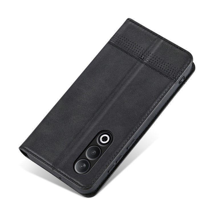 AZNS For OnePlus Nord CE4 5G / Oppo K12 Case Wallet Leather Phone Cover Mobile Accessories Wholesale - Black