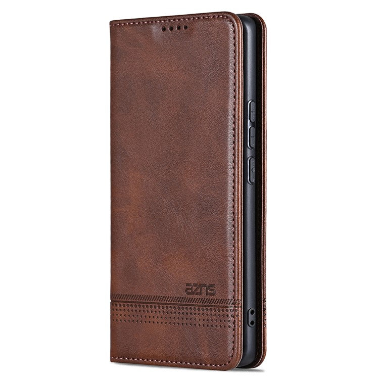 AZNS For OnePlus Nord CE4 5G / Oppo K12 Case Wallet Leather Phone Cover Mobile Accessories Wholesale - Coffee