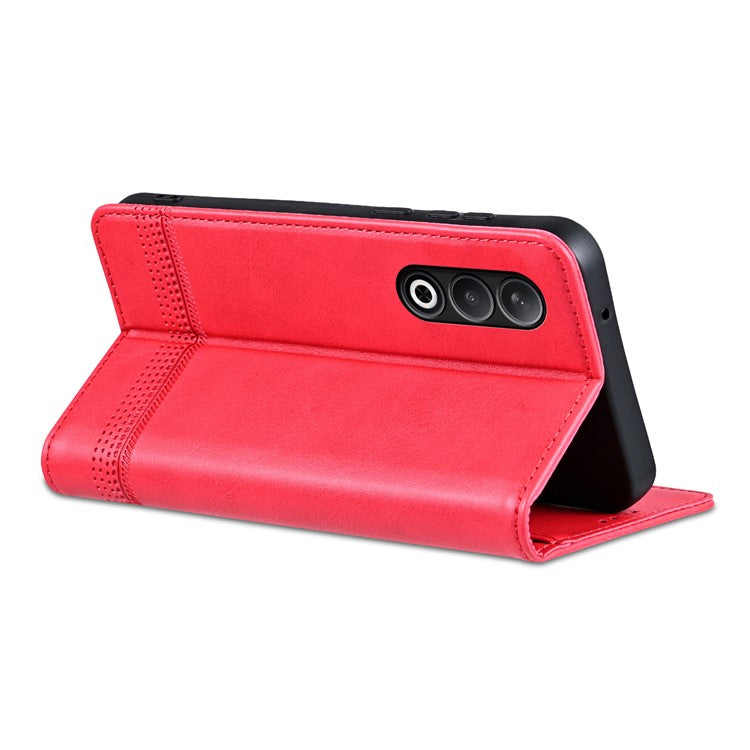 AZNS For OnePlus Nord CE4 5G / Oppo K12 Case Wallet Leather Phone Cover Mobile Accessories Wholesale - Red