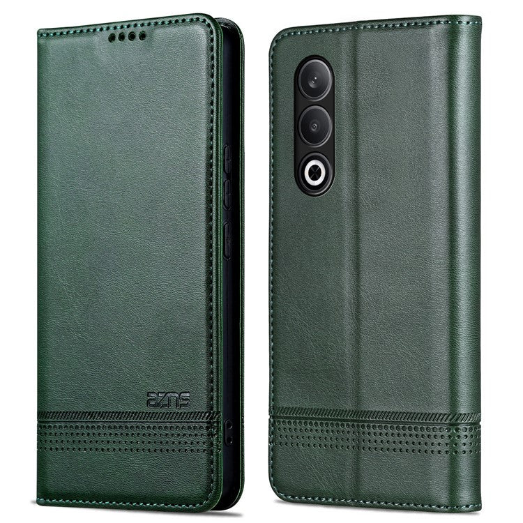 AZNS For OnePlus Nord CE4 5G / Oppo K12 Case Wallet Leather Phone Cover Mobile Accessories Wholesale - Green