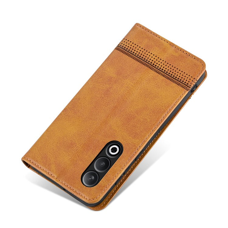 AZNS For OnePlus Nord CE4 5G / Oppo K12 Case Wallet Leather Phone Cover Mobile Accessories Wholesale - Brown