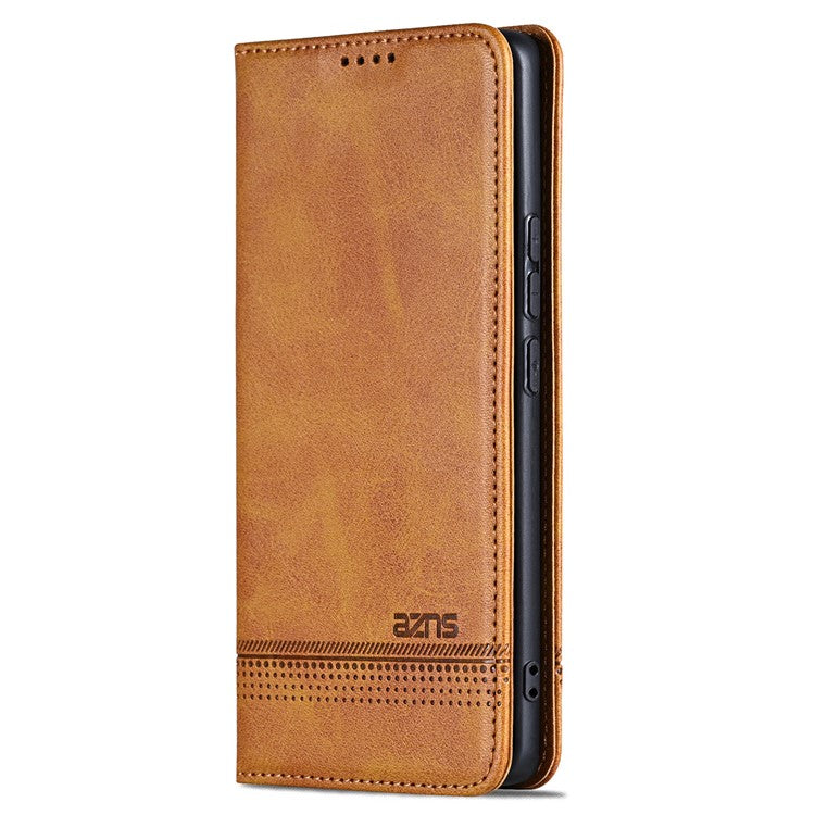 AZNS For OnePlus Nord CE4 5G / Oppo K12 Case Wallet Leather Phone Cover Mobile Accessories Wholesale - Brown