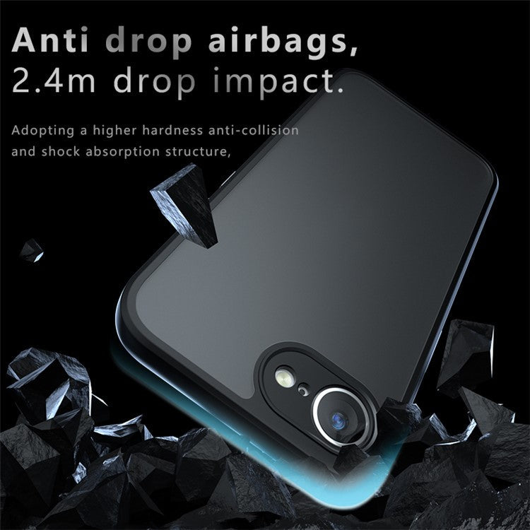 For iPhone 16e Case PC+TPU Anti-Scratch Clear Back Phone Cover