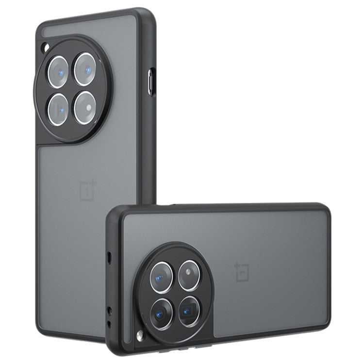 For OnePlus 12 5G Case Lens Protection Matte Finish PC+TPU Phone Cover