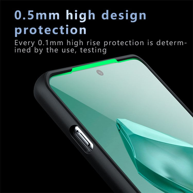 For OnePlus 12 5G Case Lens Protection Matte Finish PC+TPU Phone Cover