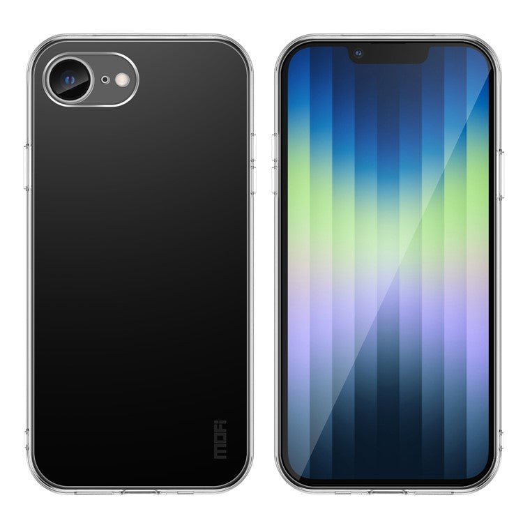 MOFI For iPhone 16e Case Clear Shockproof TPU Thin Phone Cover