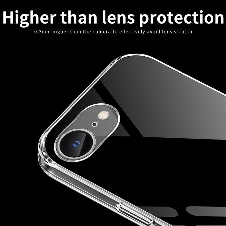 MOFI For iPhone 16e Case Clear Shockproof TPU Thin Phone Cover