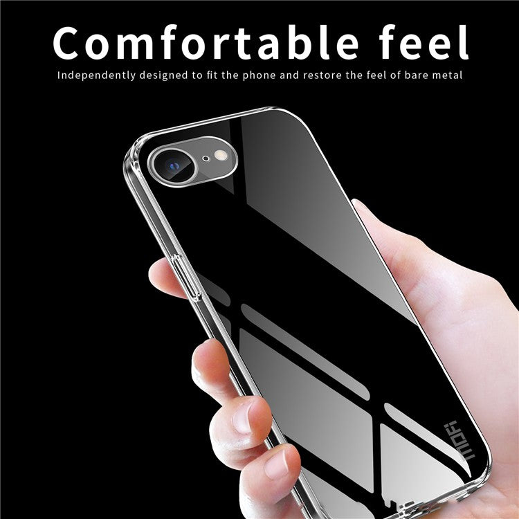 MOFI For iPhone 16e Case Clear Shockproof TPU Thin Phone Cover