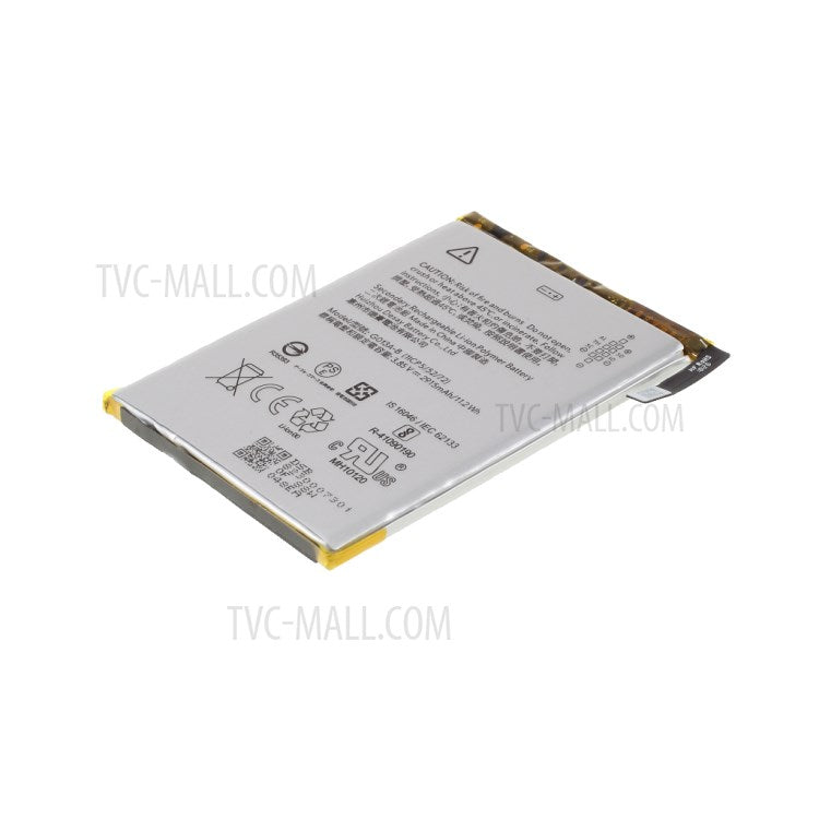 OEM G013A-B (1ICP5-52-72) 3.85V 2915mAh 11.2Wh Battery Replacement for Google Pixel 3 (without Logo)
