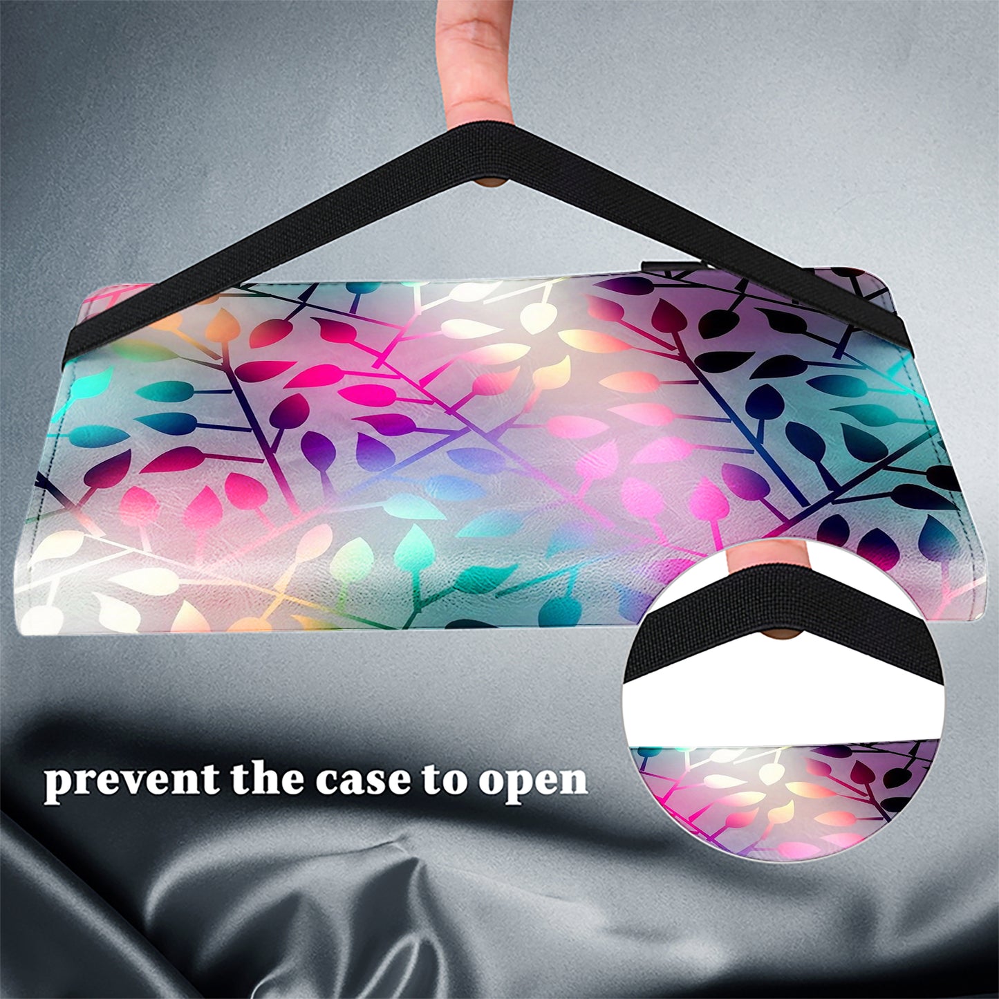 For Samsung Galaxy Tab S10+ / S9+ / S9 FE+ Case Pattern Printing PU Leather Tablet Cover with Stand Function - Maple Leaf