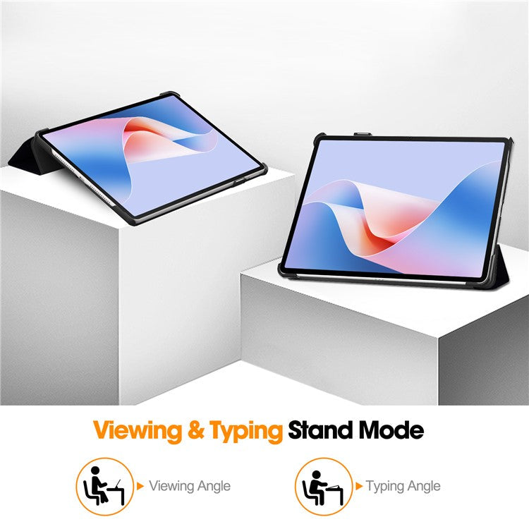 For Huawei MatePad 11.5 S Case Tri-Fold Stand Pattern Print Leather Tablet Cover with Auto Wake / Sleep - Don't Touch Me