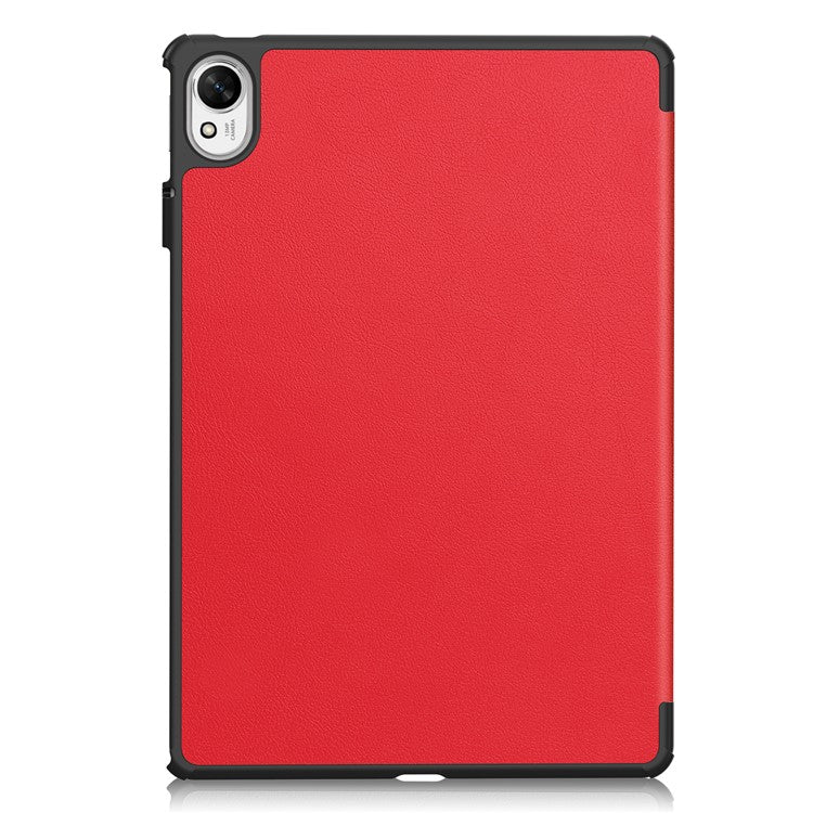 For Huawei MatePad 11.5 S Case Auto Wake / Sleep Tri-Fold Stand Leather Tablet Cover - Red