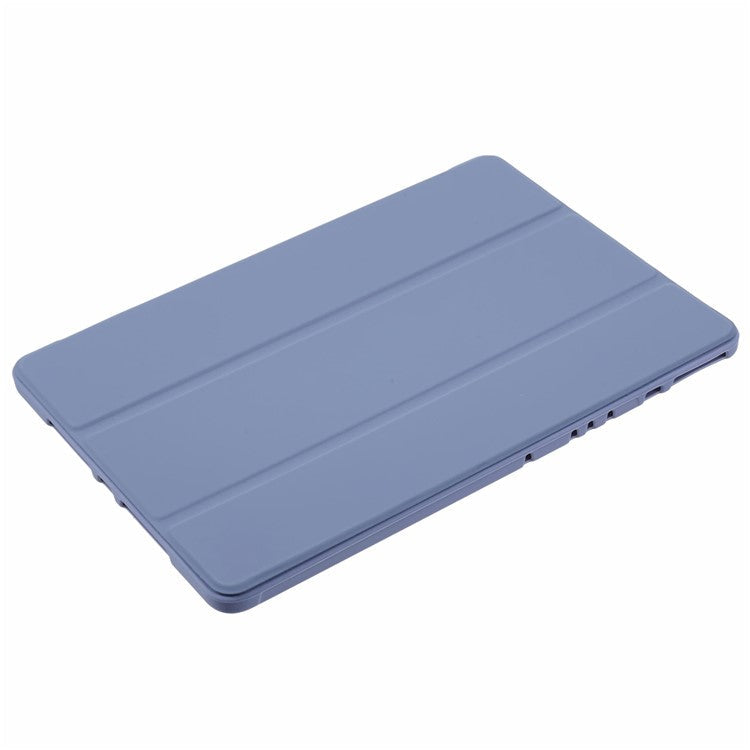 For Huawei MatePad 11.5 S Case Tri-fold Stand Leather Tablet Cover Honeycomb Texture - Purple