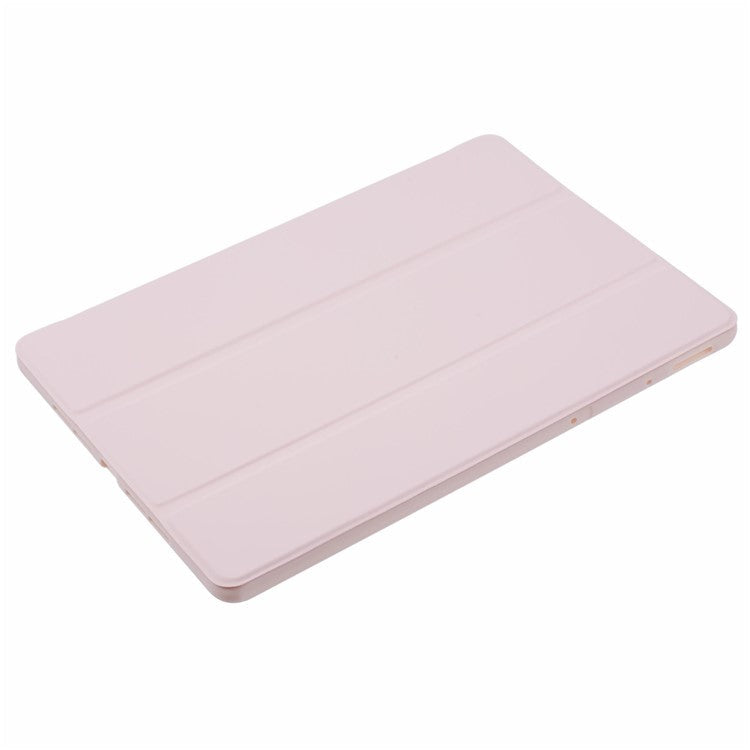 For Huawei MatePad 11.5 S Case Tri-fold Stand Leather Tablet Cover Honeycomb Texture - Pink