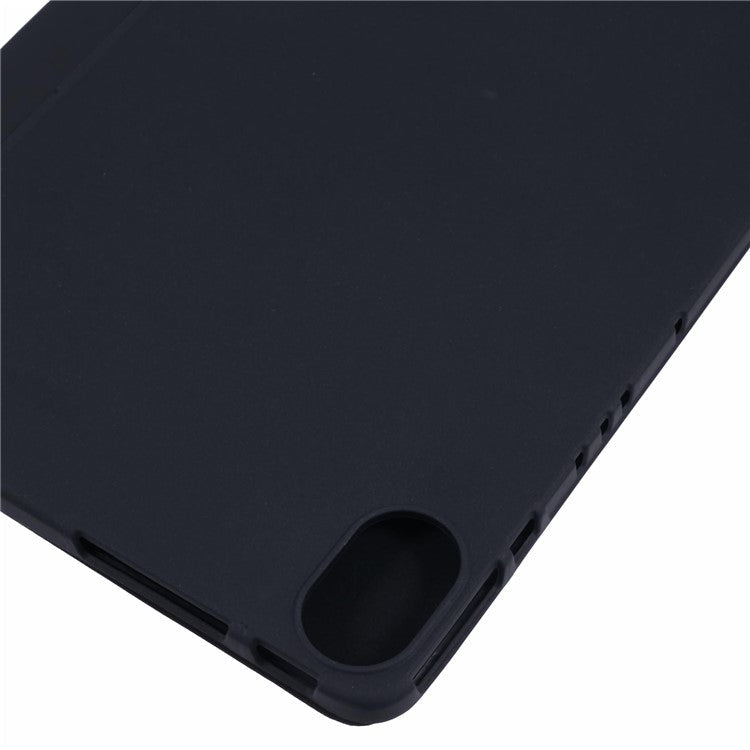 For Huawei MatePad 11.5 S Case Tri-fold Stand  Leather Tablet Cover Honeycomb Texture - Black