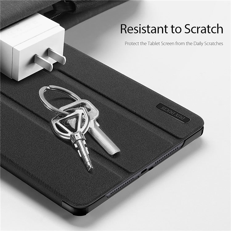 DUX DUCIS Domo Series for Huawei MatePad 11.5 S Tablet Case Tri-Fold Stand Leather Shell - Black