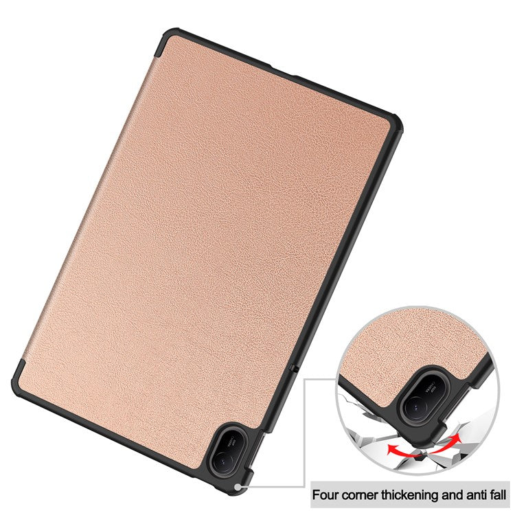 For Huawei MatePad SE 11 Stand Case Shockproof Leather Tablet Cover - Rose Gold
