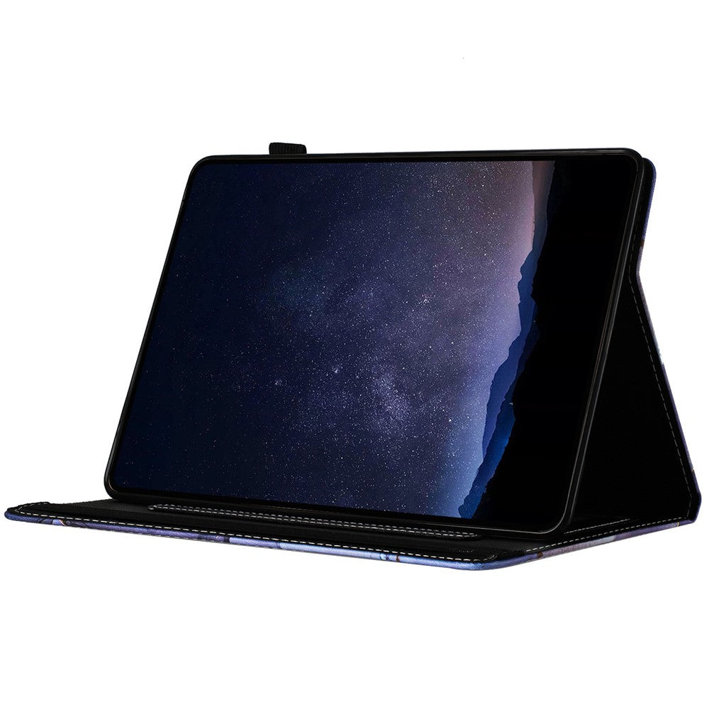 For Lenovo Tab M10 (Gen 3) Case Multi-Angle Viewing Smart PU Leather Marble Cover - Grey