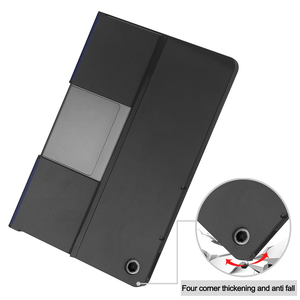 For Lenovo Tab Plus Stand Case Shockproof Leather Tablet Cover - Blue