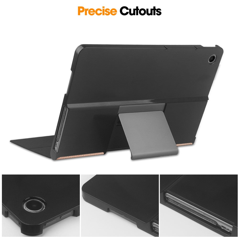For Lenovo Tab Plus Stand Case Shockproof Leather Tablet Cover - Rose Gold