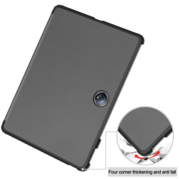 For OnePlus Pad 2 Case Shockproof Leather Stand Tablet Cover - Grey