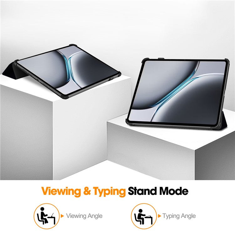 For OnePlus Pad 2 Stand Case Pattern Print Leather Tablet Cover - Don't Touch Me