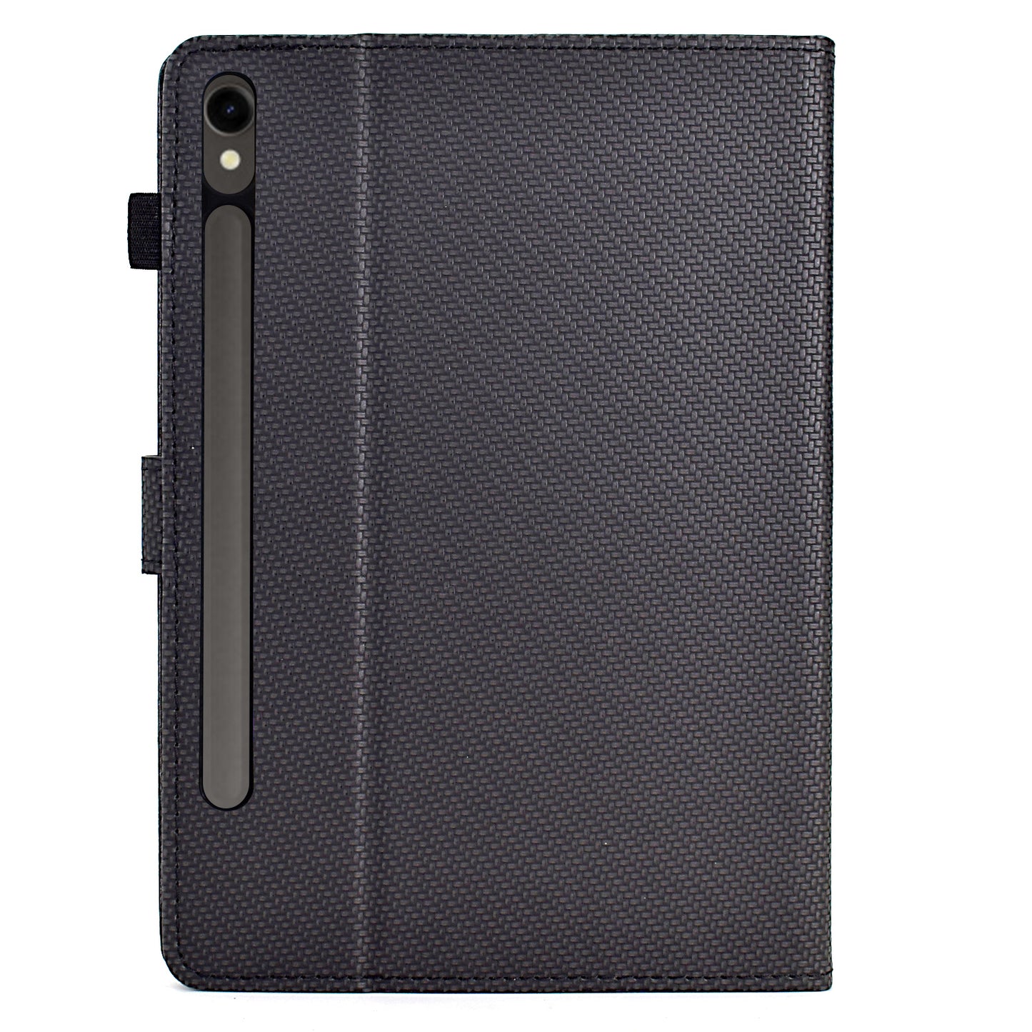 For Samsung Galaxy Tab S9 FE / S9 Case PU Leather Tablet Cover Auto Wake / Sleep - Black