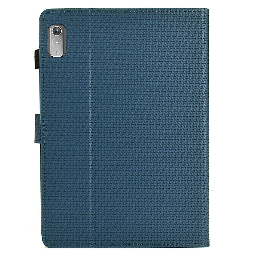 For Lenovo Xiaoxin Pad Plus (2023) / Tab P11 Gen 2 TB-350 Case PU Leather Tablet Stand Cover - Sapphire