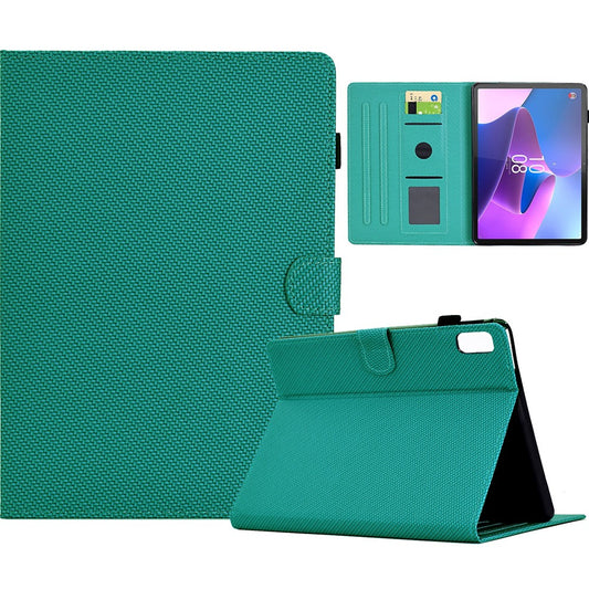 For Lenovo Xiaoxin Pad Plus (2023) / Tab P11 Gen 2 TB-350 Case PU Leather Tablet Stand Cover - Baby Blue