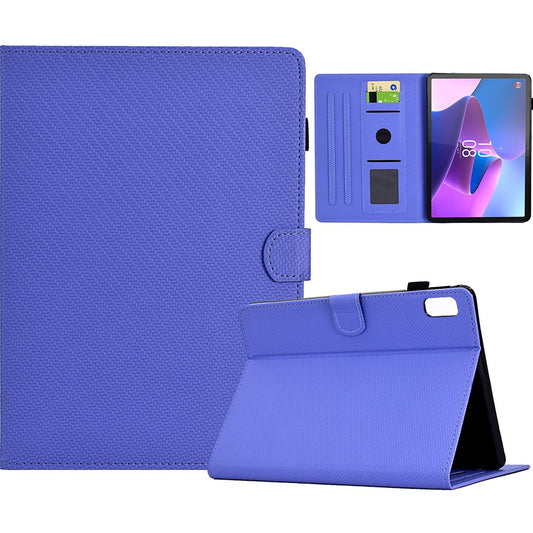 For Lenovo Xiaoxin Pad Plus (2023) / Tab P11 Gen 2 TB-350 Case PU Leather Tablet Stand Cover - Purple