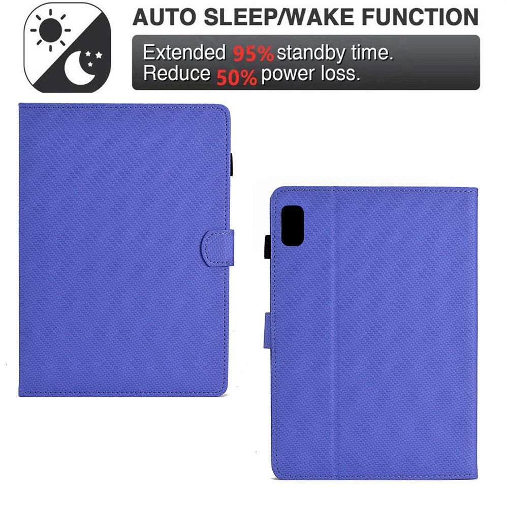 For Lenovo Xiaoxin Pad Plus (2023) / Tab P11 Gen 2 TB-350 Case PU Leather Tablet Stand Cover - Purple