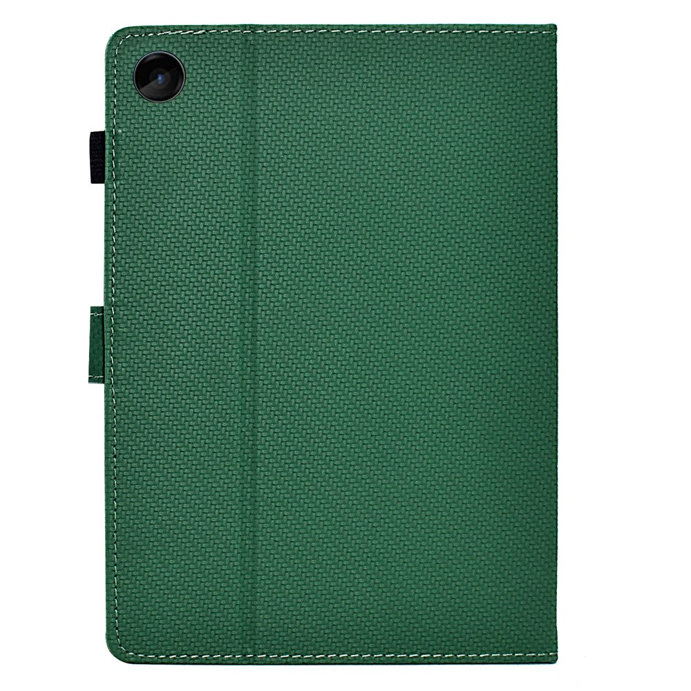 For Lenovo Tab M10 Plus (3rd Gen) Case Full Protection PU Leather Tablet Cover - Green