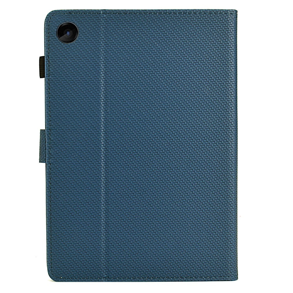 For Lenovo Tab M10 Plus (3rd Gen) Case Full Protection PU Leather Tablet Cover - Sapphire