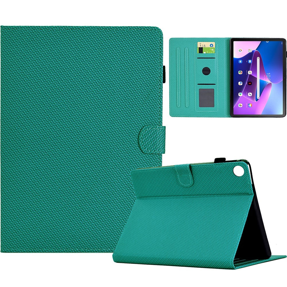 For Lenovo Tab M10 Plus (3rd Gen) Case Full Protection PU Leather Tablet Cover - Baby Blue