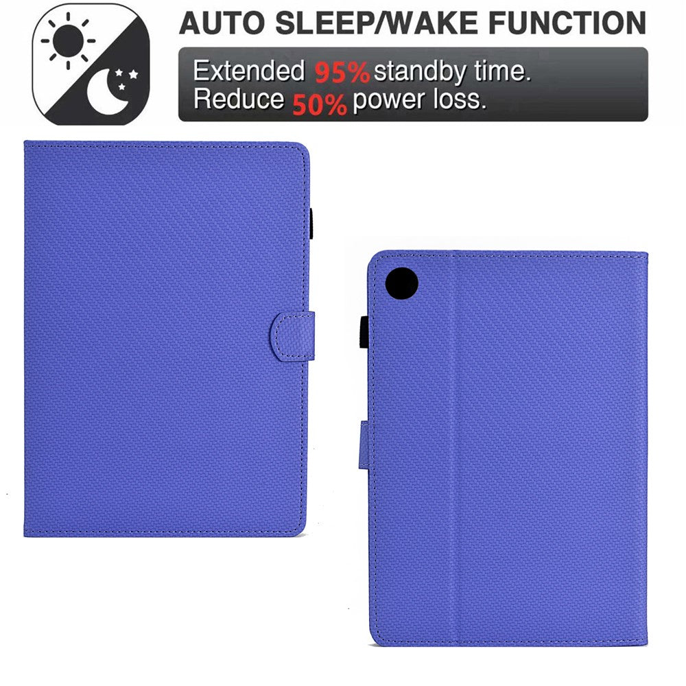 For Lenovo Tab M10 (Gen 3) Case PU Leather Protective Tablet Cover with Card Slots - Purple