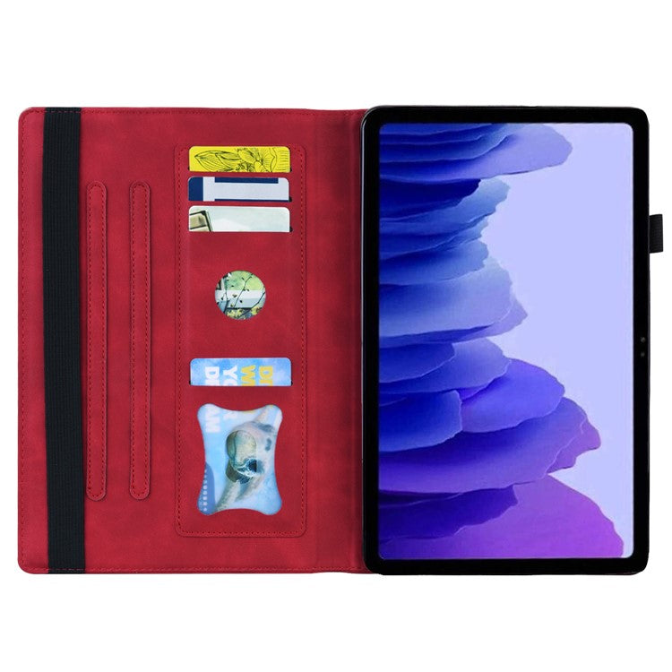 For Huawei MatePad SE 11 Case PU Leather Stand Tablet Cover Card Slots - Red