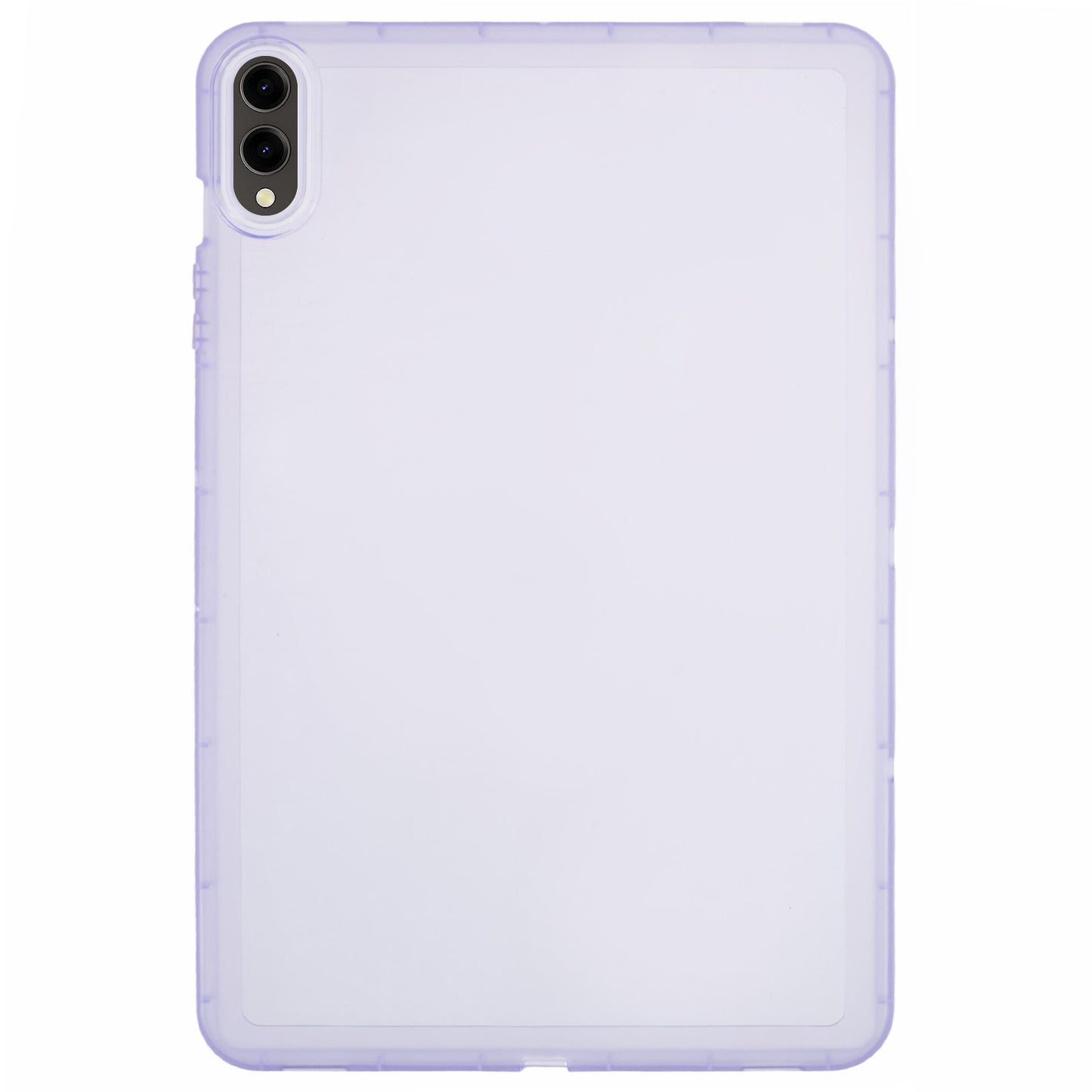 For Samsung Galaxy Tab S9 FE+ / Tab S9+ Case TPU Shockproof Transparent Cover - Purple