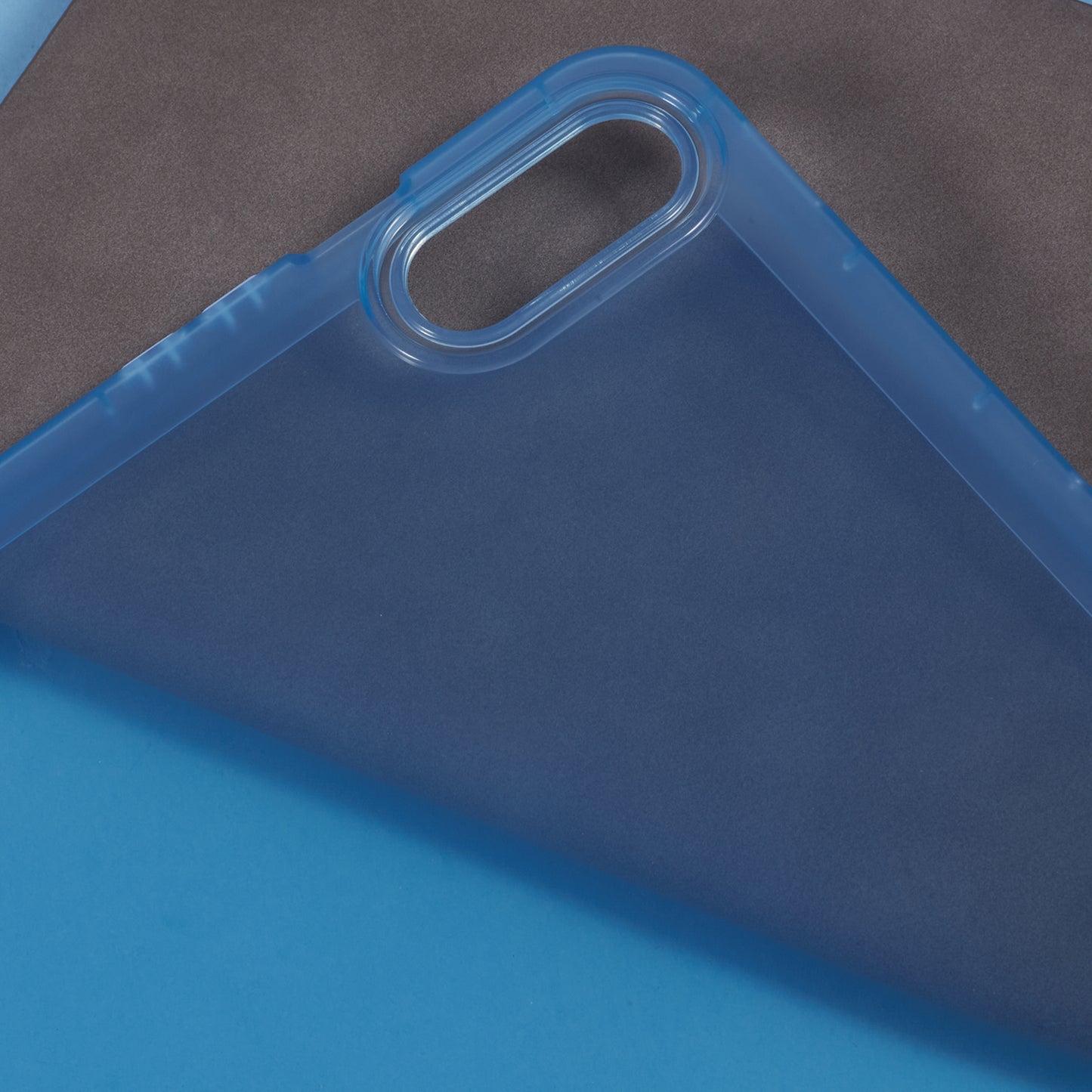 For Samsung Galaxy Tab S9 FE+ / Tab S9+ Case TPU Shockproof Transparent Cover - Blue