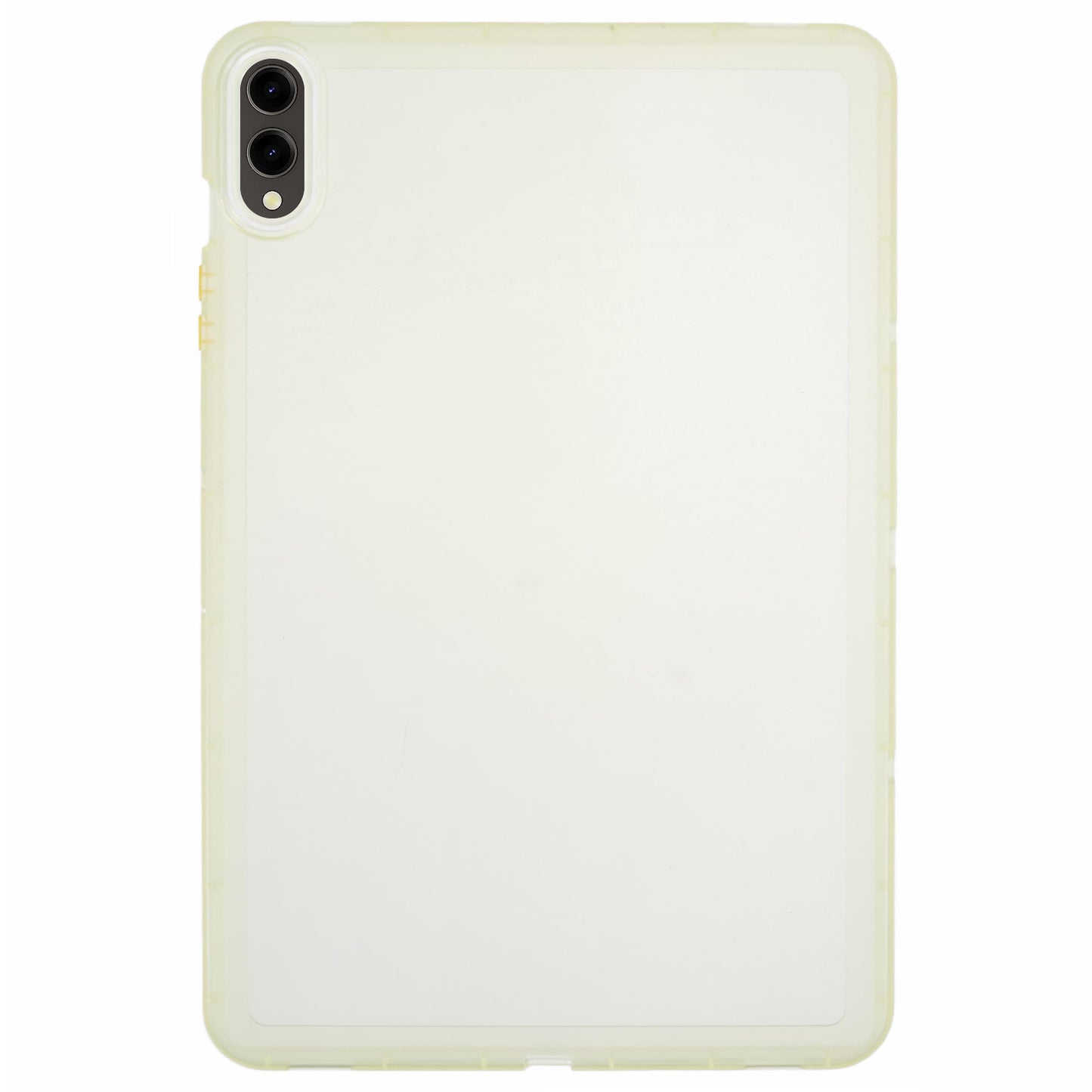 For Samsung Galaxy Tab S9 FE+ / Tab S9+ Case TPU Shockproof Transparent Cover - Yellow