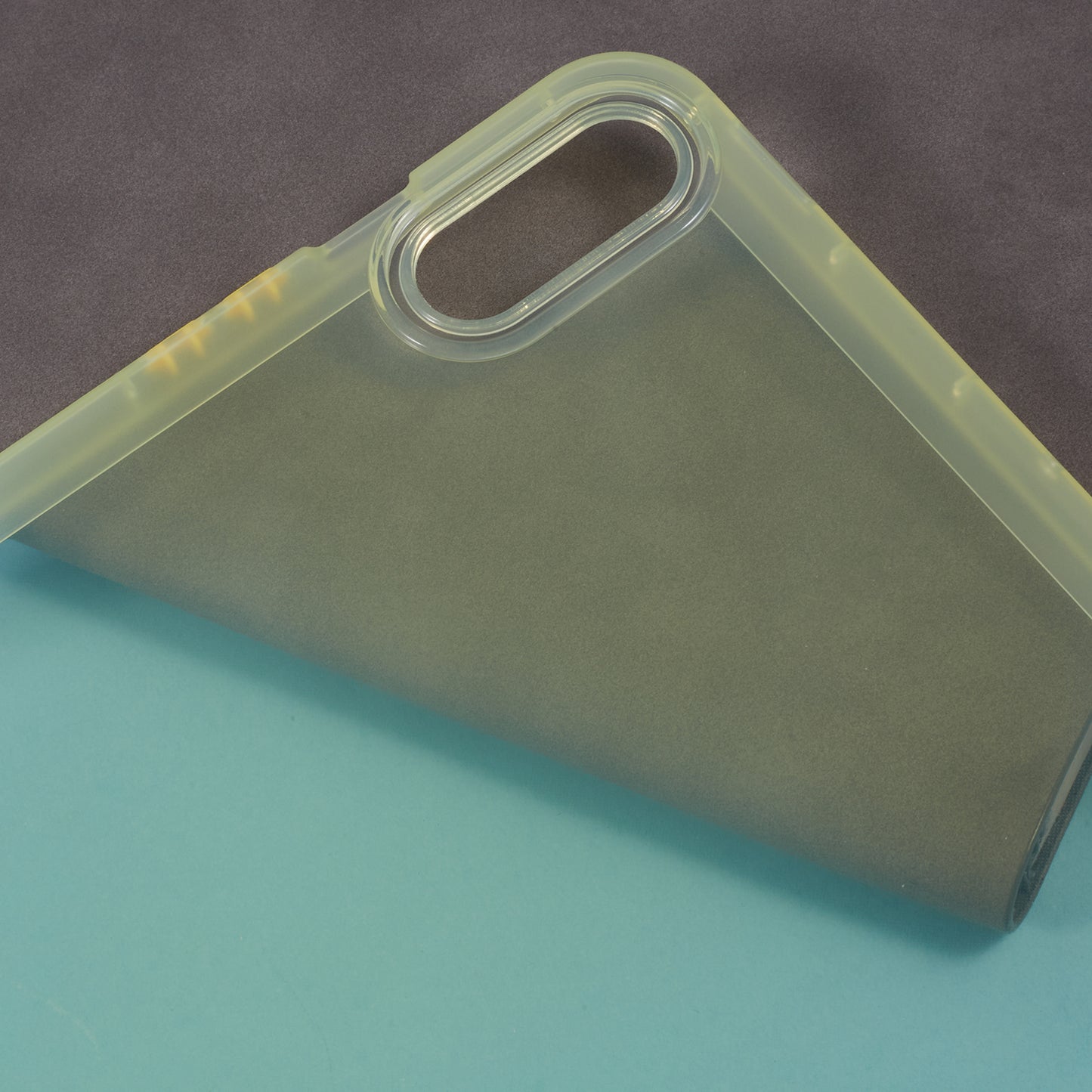 For Samsung Galaxy Tab S9 FE+ / Tab S9+ Case TPU Shockproof Transparent Cover - Yellow