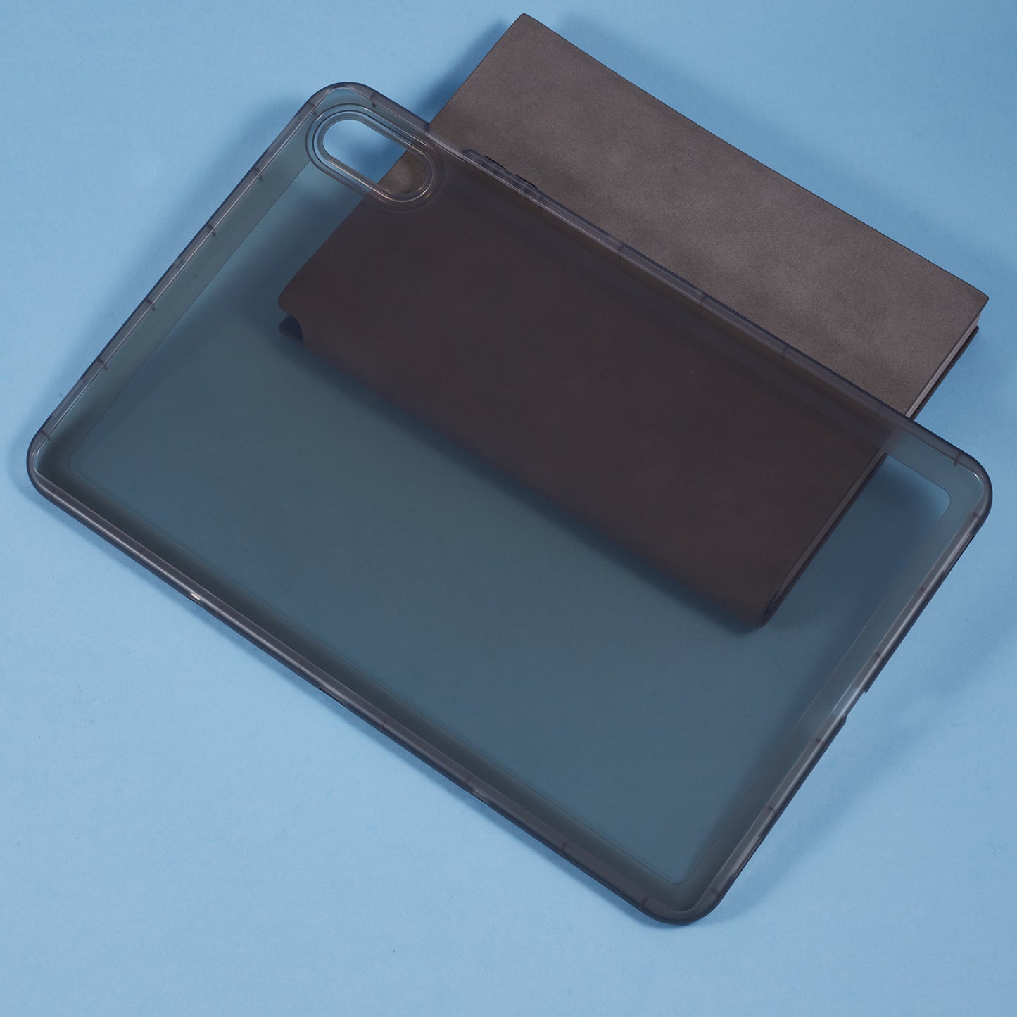 For Samsung Galaxy Tab S9 FE+ / Tab S9+ Case TPU Shockproof Transparent Cover - Grey