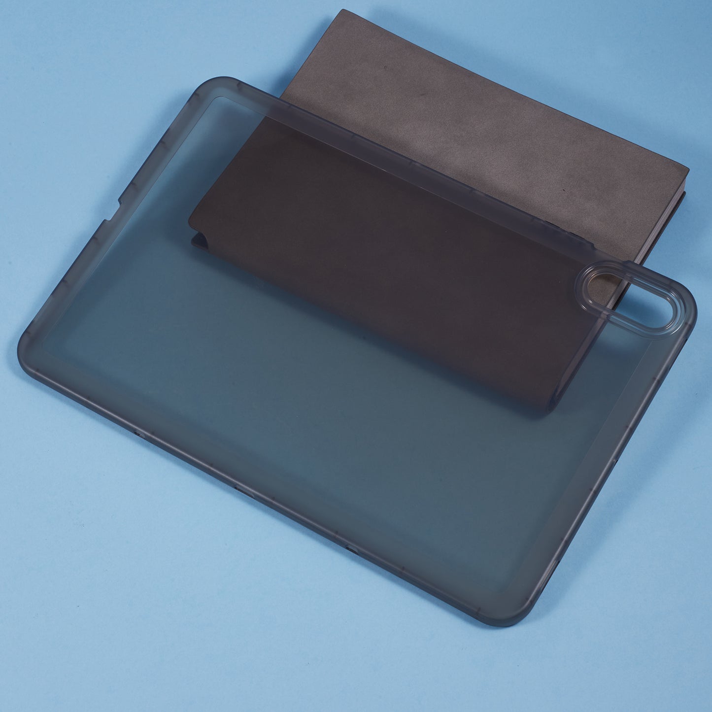 For Samsung Galaxy Tab S9 FE+ / Tab S9+ Case TPU Shockproof Transparent Cover - Grey