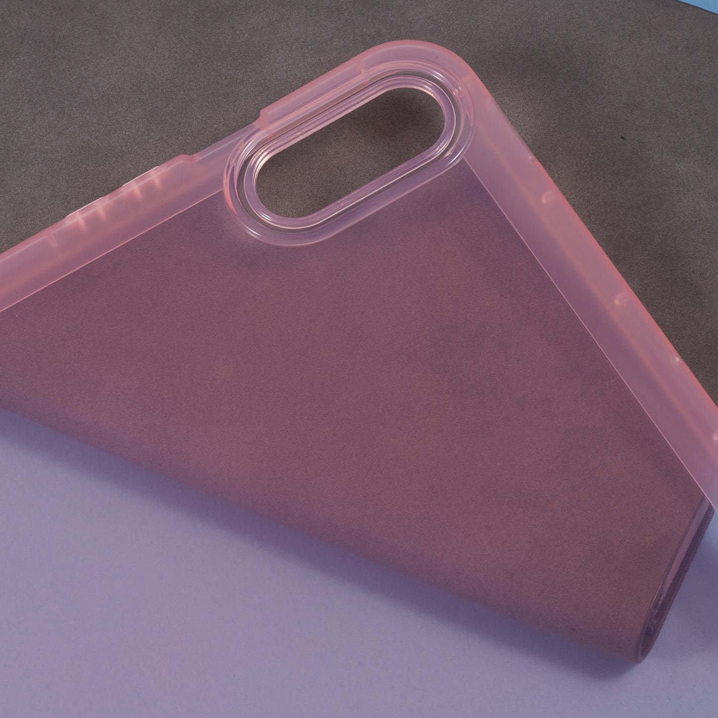 For Samsung Galaxy Tab S9 FE+ / Tab S9+ Case TPU Shockproof Transparent Cover - Pink