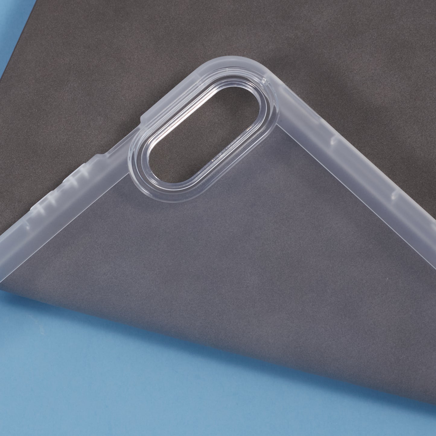 For Samsung Galaxy Tab S9 FE+ / Tab S9+ Case TPU Shockproof Transparent Cover - Transparent