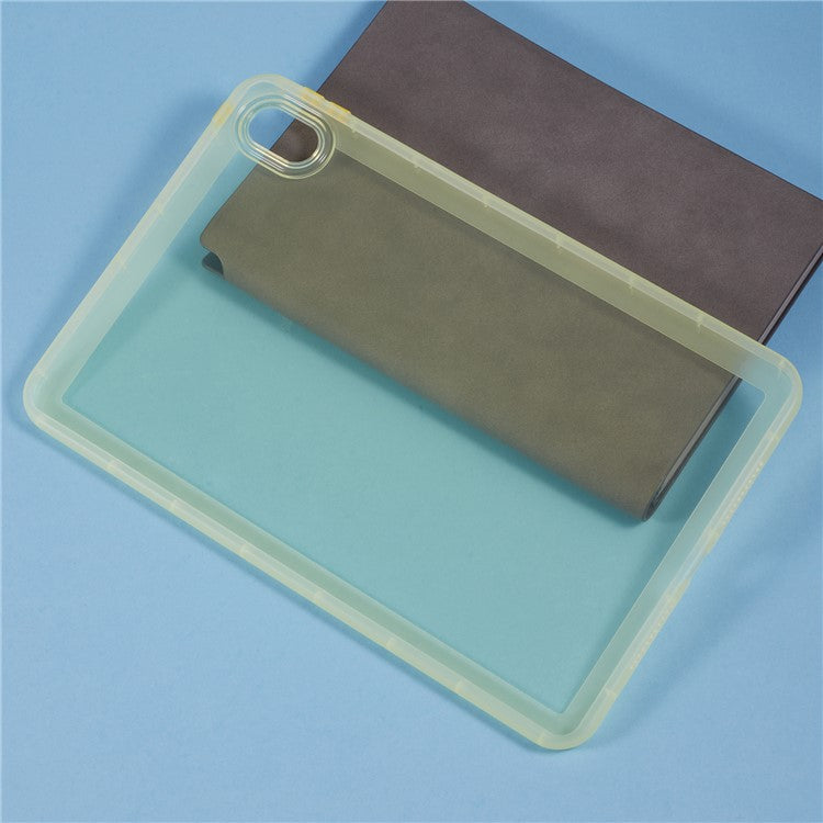 For Huawei MatePad SE 11 Case Soft TPU Transparent Tablet Cover - Yellow