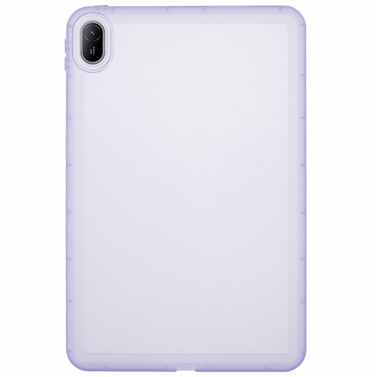 For Huawei MatePad SE 11 Case Soft TPU Transparent Tablet Cover - Purple
