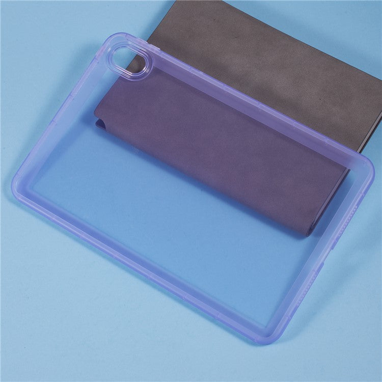 For Huawei MatePad SE 11 Case Soft TPU Transparent Tablet Cover - Purple